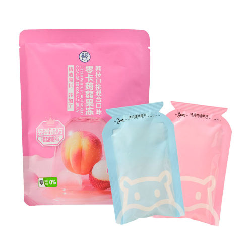 盒马 零卡蒟蒻果冻(荔枝味+白桃味) 216g