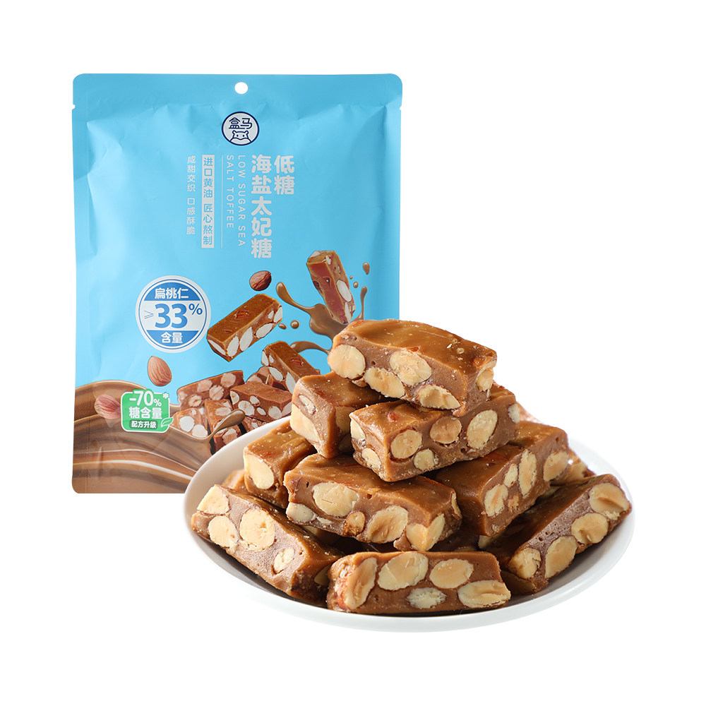 盒马 低糖海盐太妃糖 350g,零食/坚果/特产,焦糖/太妃糖,淘宝优惠券,粉丝福利购,淘宝优惠卷