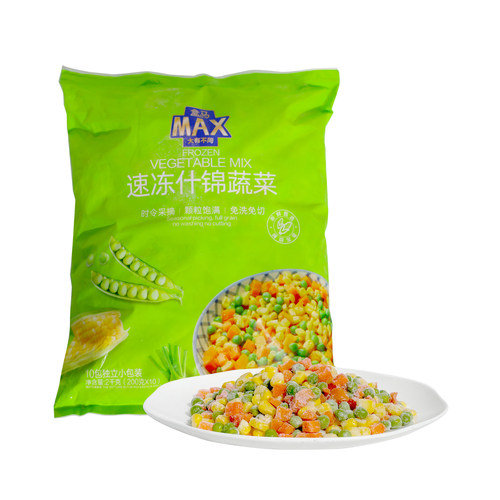 盒马MAX 速冻什锦蔬菜 2kg(200g*10袋)
