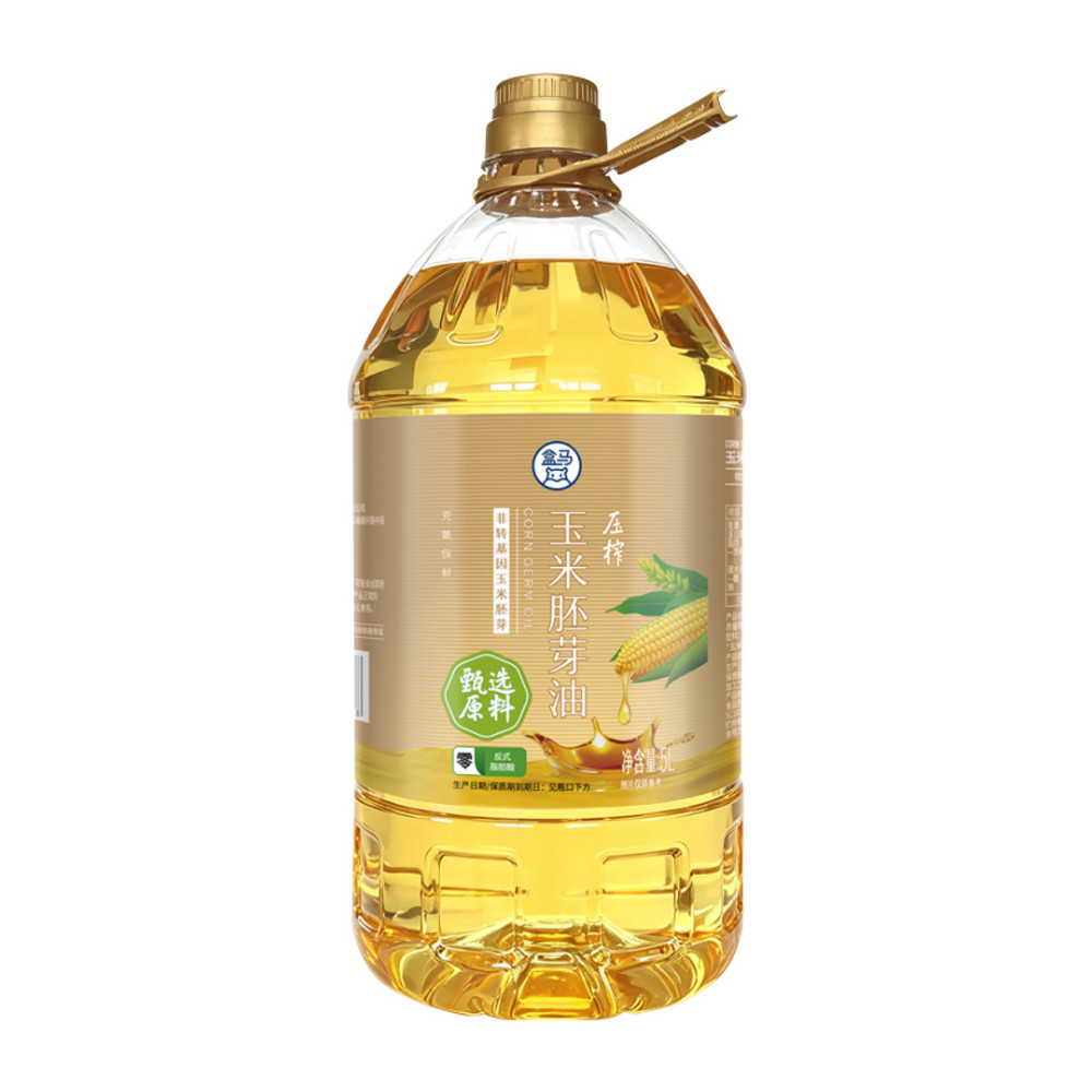 盒马玉米胚芽油5L物理压榨图片