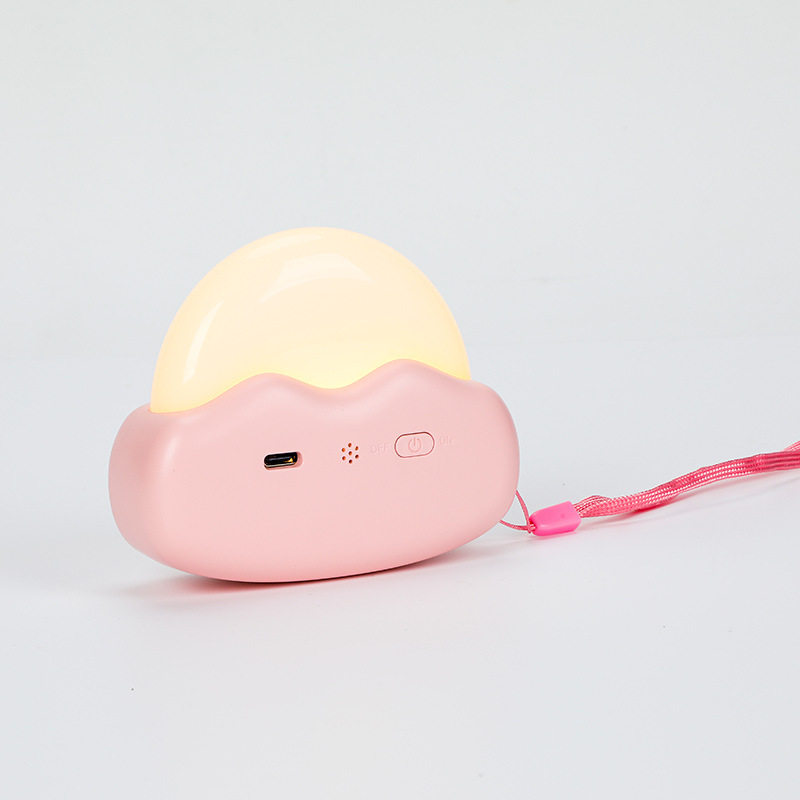 LED小夜灯USB充电创意云朵伴睡灯儿童房卧室月亮仙子小星球造型灯