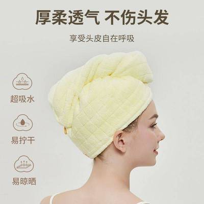干发帽女吸水速干加厚免吹包头发毛巾2024新款浴帽裹洗头巾