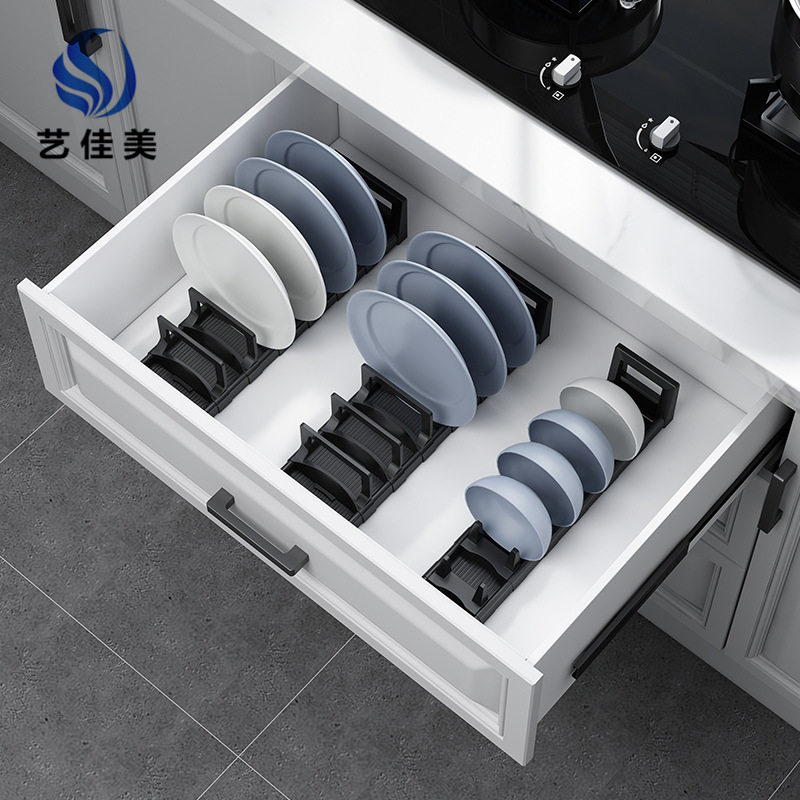 工厂太空铝沥水碗架餐具