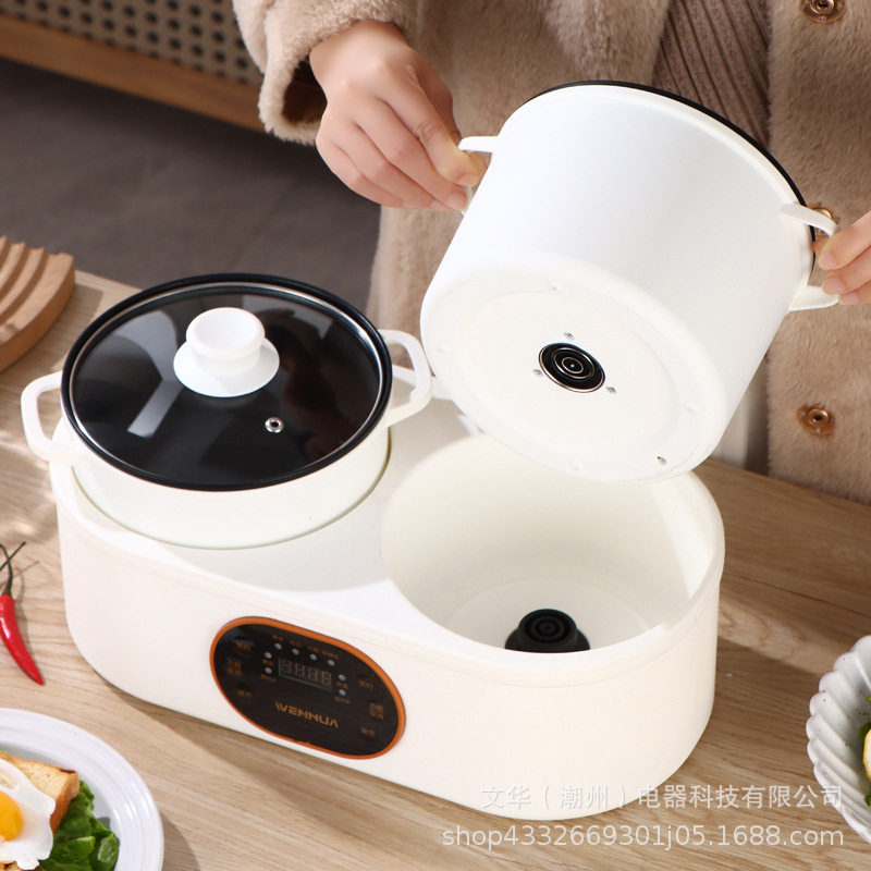 可拆双胆电饭煲鸳鸯电热
