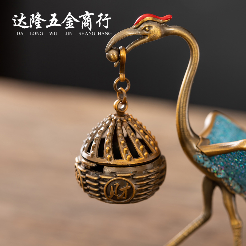 爆款 仙鹤香炉 家用熏香炉盘香沉香鹅梨帐中香炉创意悬挂吊炉