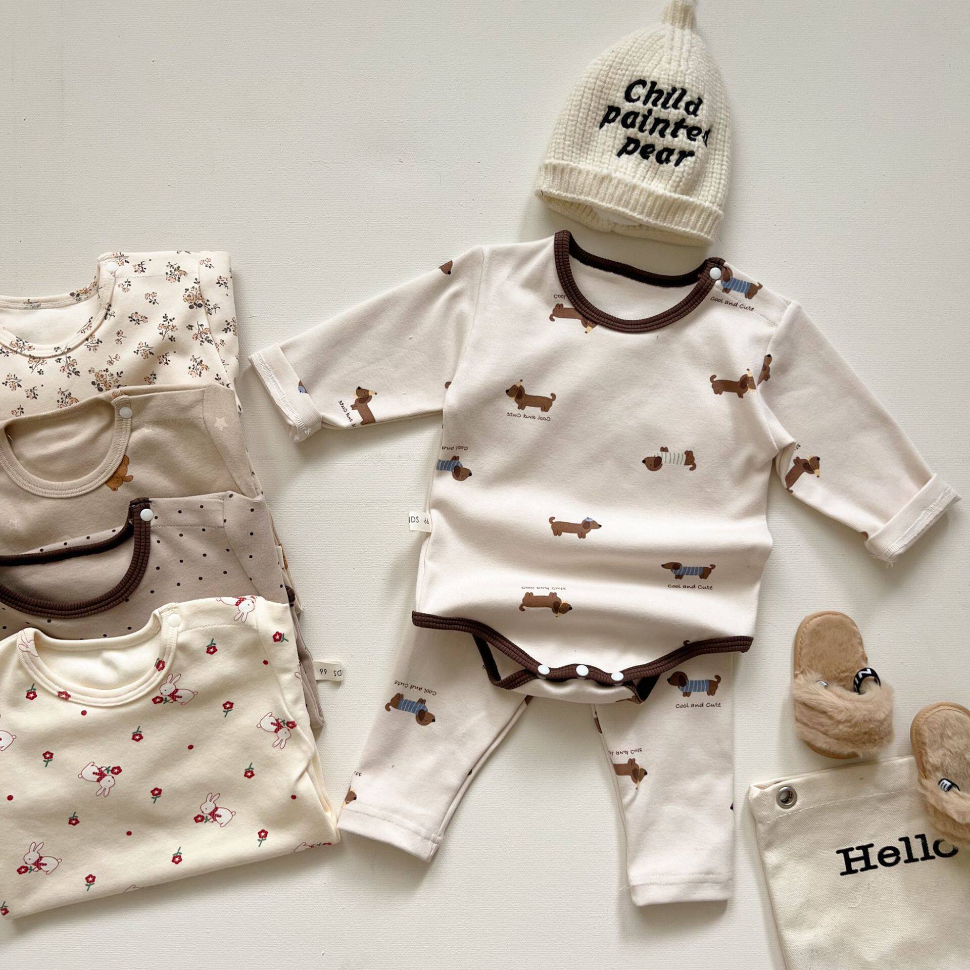 25秋冬婴幼儿三角爬服童