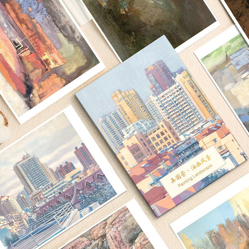 吴国荣油画风景国美教授作品