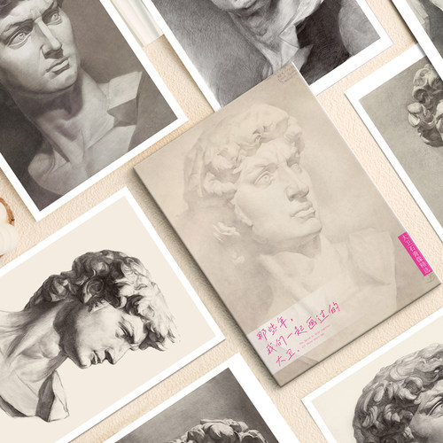 大卫石膏像画册高清临摹