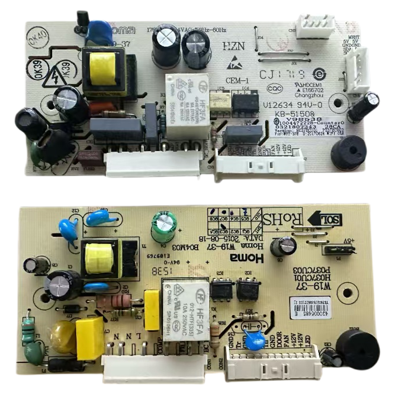 适用奥马冰箱电脑板主板控制板W19-37A H037CU01 B