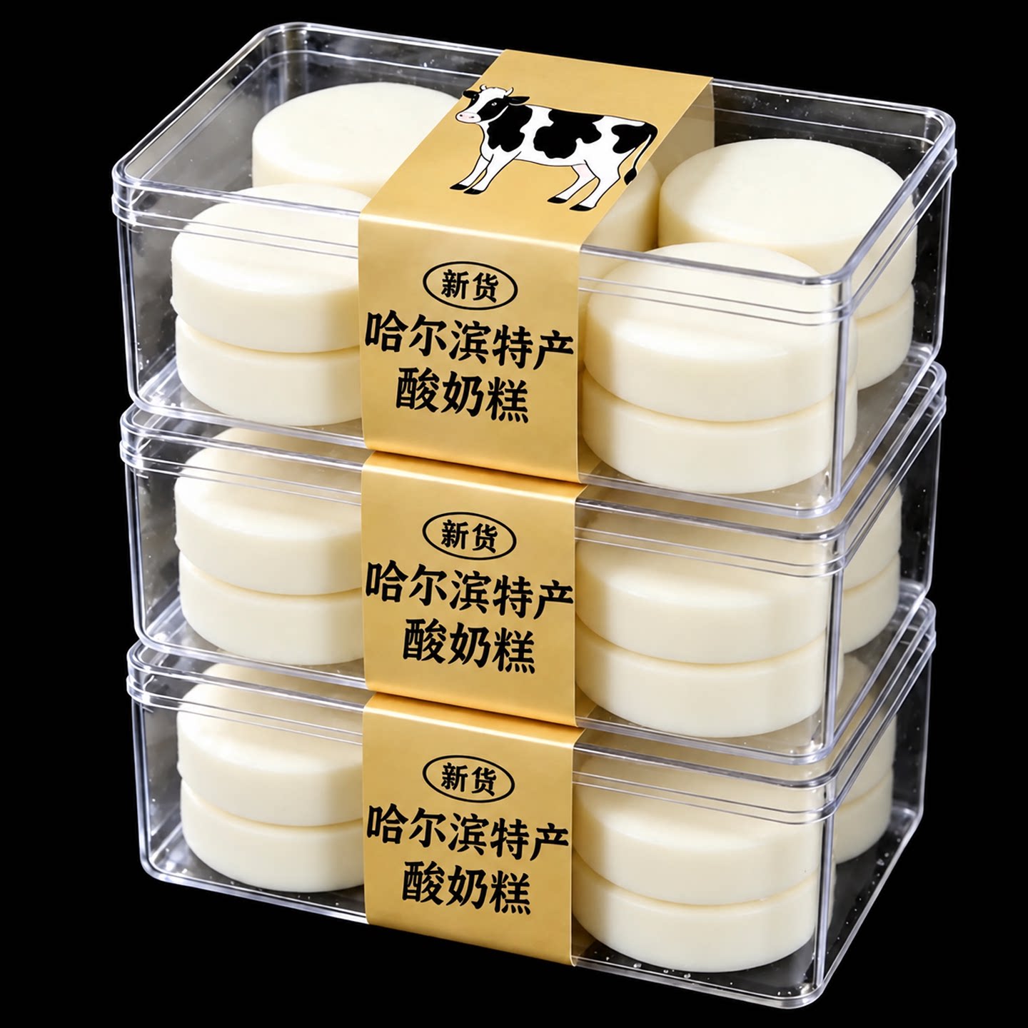 哈尔滨酸奶糕东北特产手工内蒙古奶酪疙瘩糕点地方小吃点年货食品