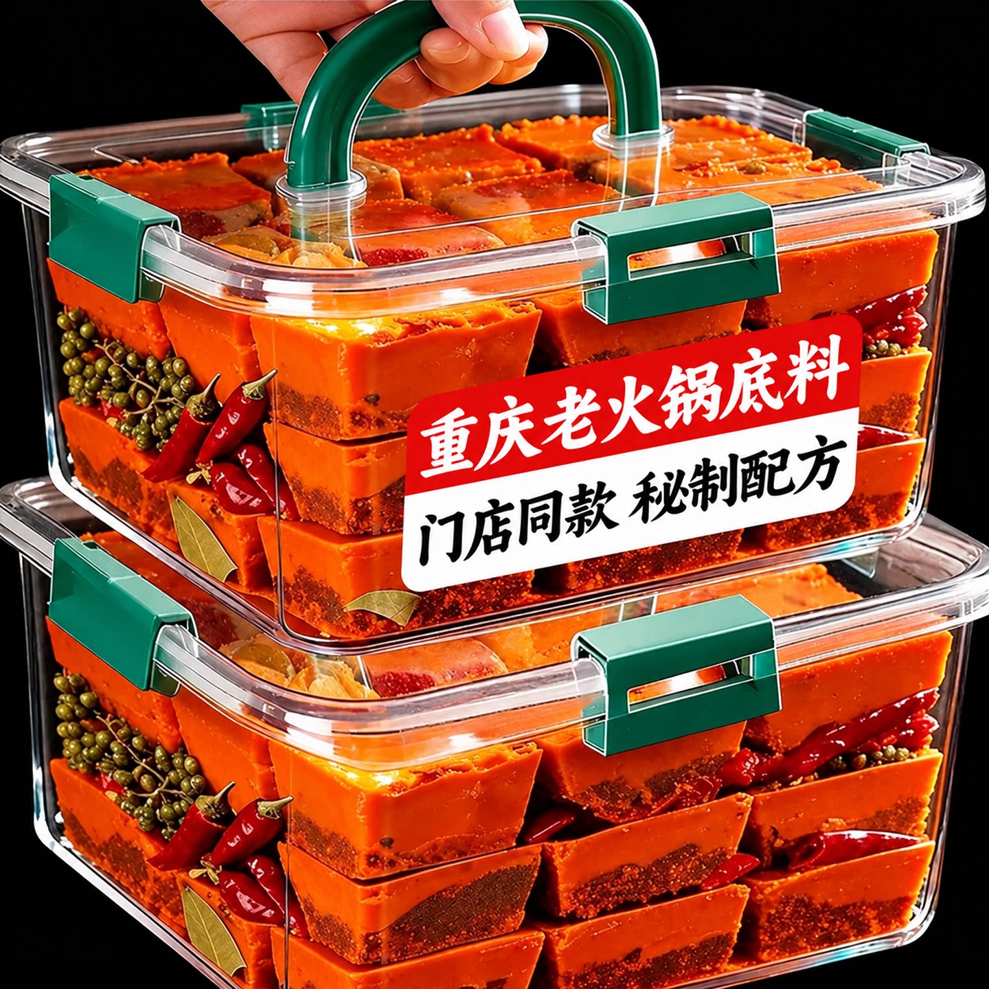 重庆正宗火锅底料独立包装正宗牛油调料家用麻辣烫专用小块老字号