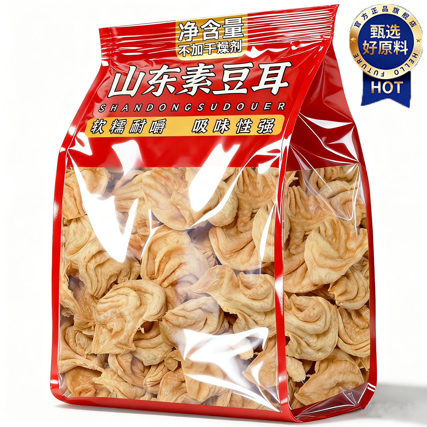 全网热销100w山东特产大豆耳批发