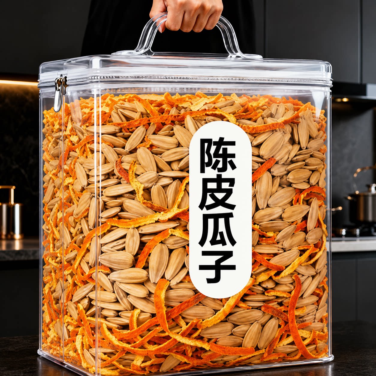 陈皮瓜子！官方旗舰店2026新款五香打手瓜子第一名大颗粒休闲零食图片