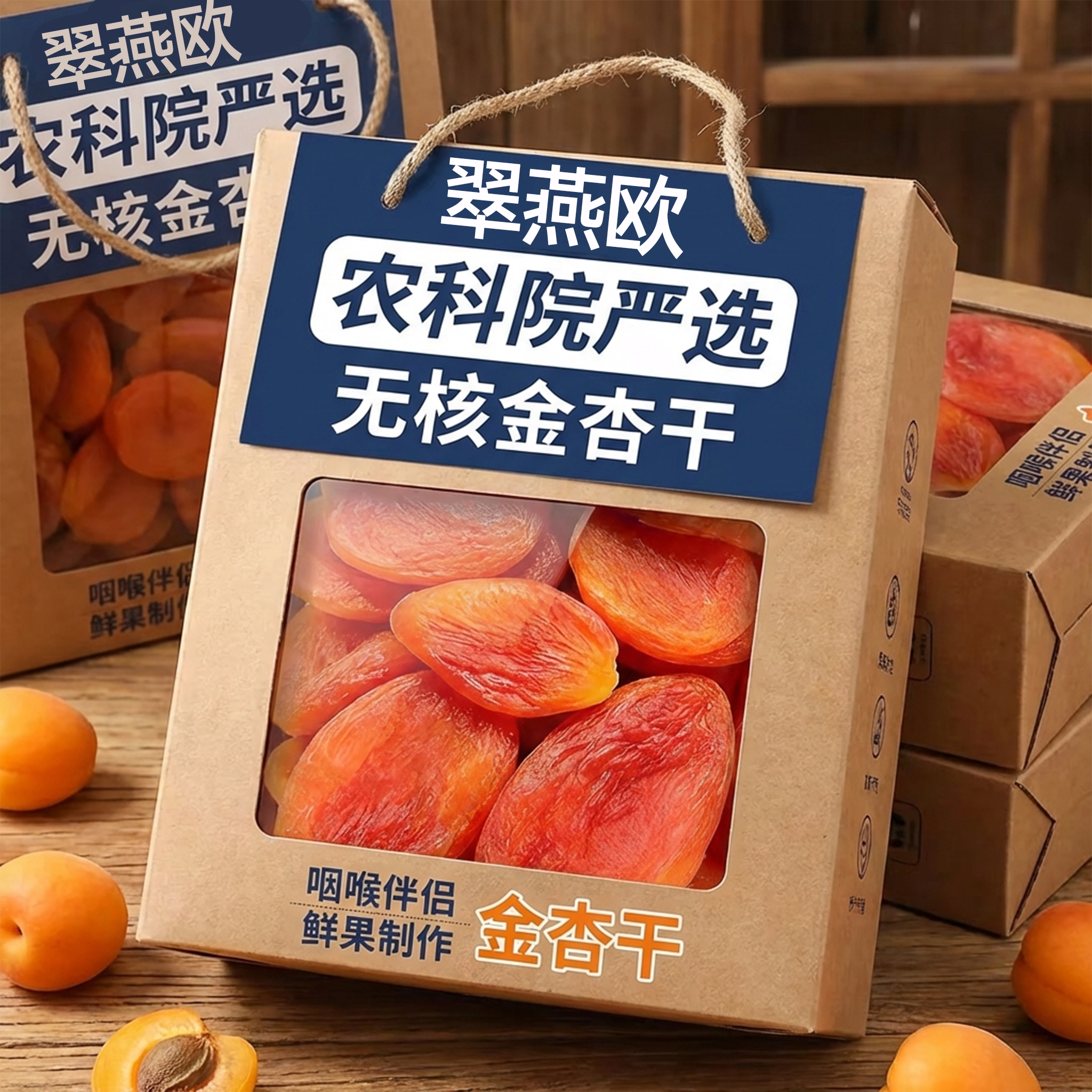 农科院新疆无核杏干特级无糖无添加天然杏脯肉杏干第一官方旗舰店