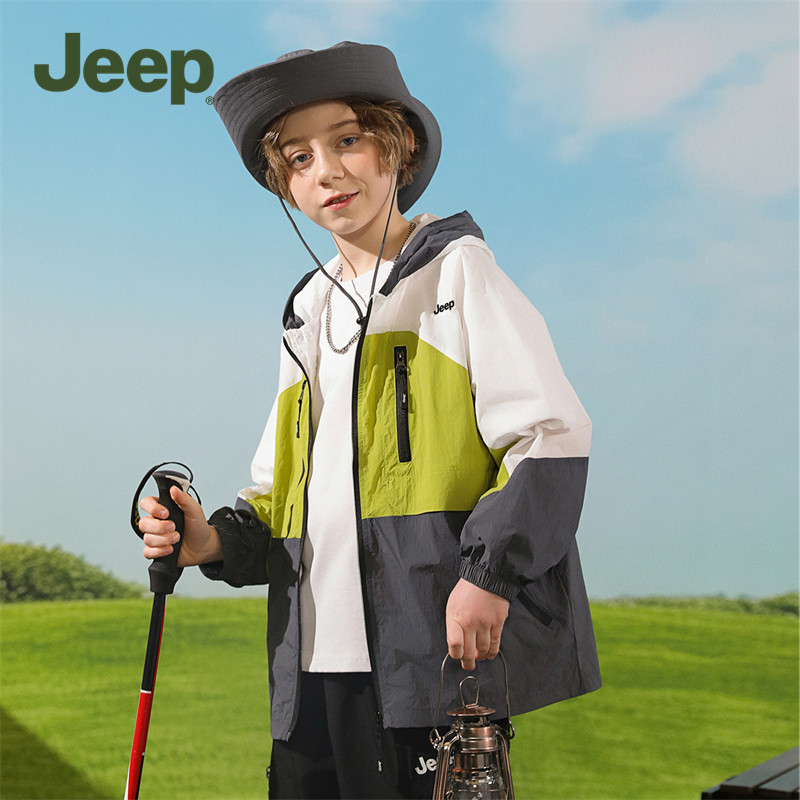 Jeep童装儿童防晒衣服