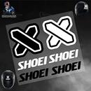 适用于SHOEI X符号摩托车头盔贴纸防水反光警示装 饰贴画拉花改装