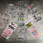 摩托车反光贴纸赞助商车贴电动车装 拉花 饰贴花头盔贴画防水改装
