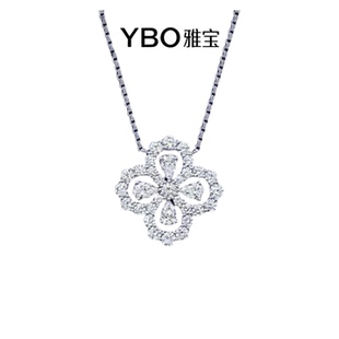 「幸运四叶草」纯银s999正品项链女款2025新款足银生日礼物女生