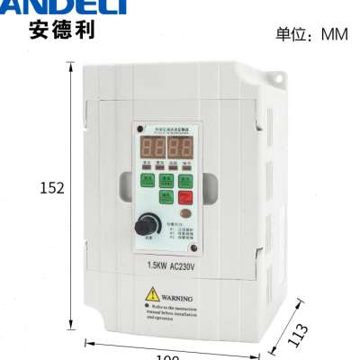 安德利冷风机变频器 环保空调调速控制器 水冷空调专用220v/1.5KW