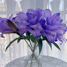 紫霞仙子紫色重瓣香水百合同城云南鲜花基地直发花顺丰直发鲜切花