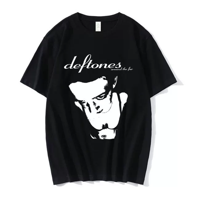 Футболка тура DEFTONES Around the Fur Tour Band Concert Punk Хип Хол