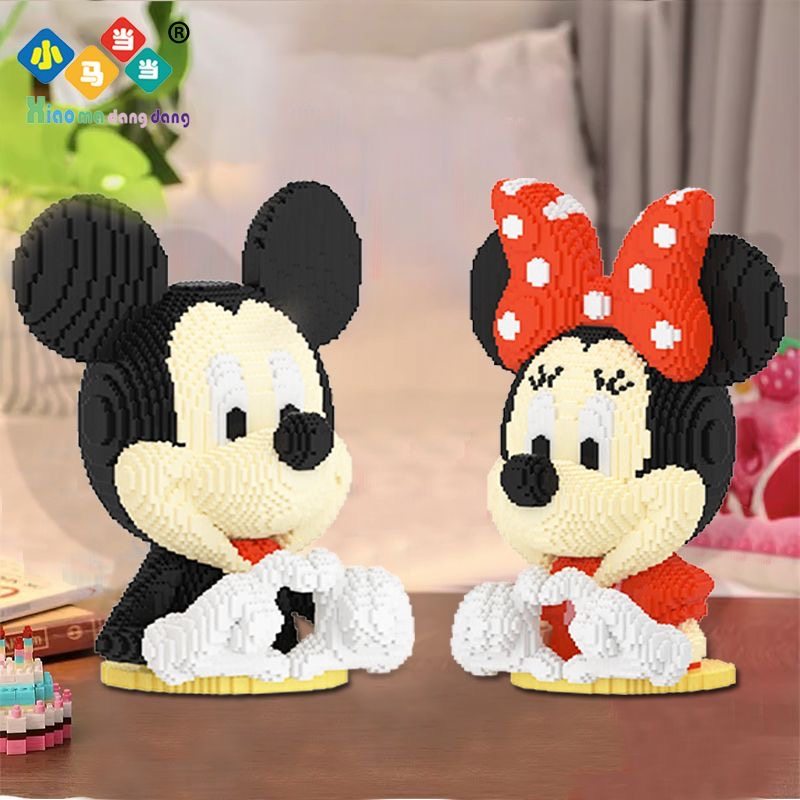 迪士尼米奇米妮小颗粒拼装积木益智玩具男女孩儿童成人高难度拼图,玩具/童车/益智/积木/模型,普通塑料积木,淘宝优惠券,粉丝福利购,淘宝优惠卷