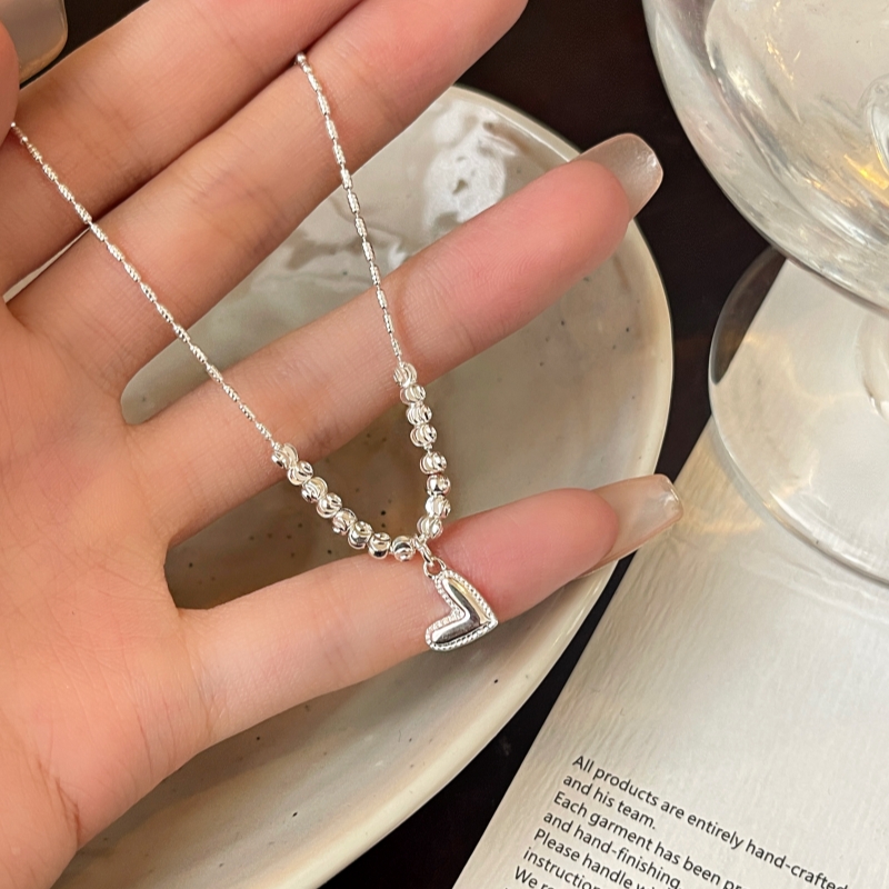 棉左合金女碎银子毛衣链轻奢小众