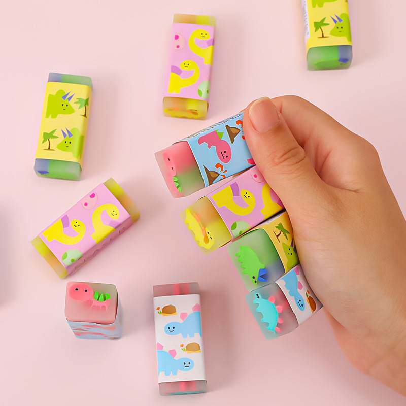 鼓励小学生奖品卡通小恐龙橡皮擦创意幼儿园小礼品全部分享伴手礼