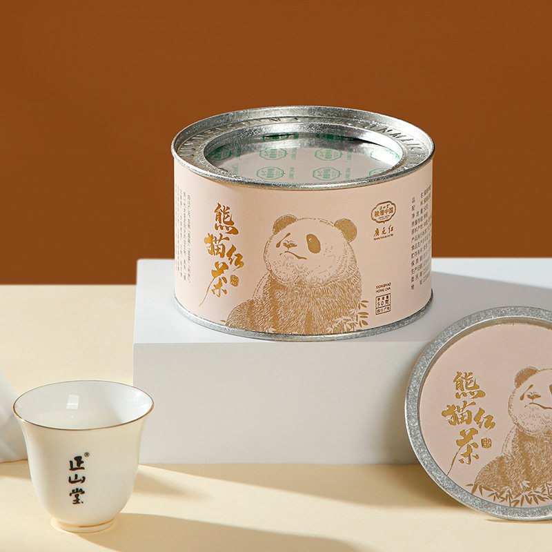 骏眉中国正山堂广元红熊猫红茶