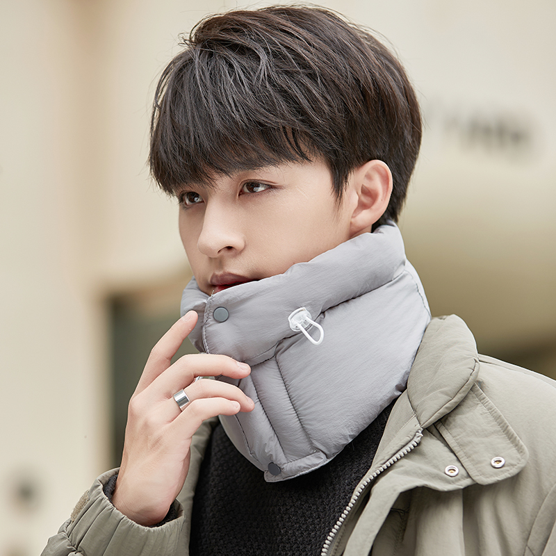 冬天套脖子百搭男式保暖护颈