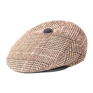 中老年人帽子男款爸爸鸭舌帽秋冬季保暖护耳前进帽爷爷老头加绒帽