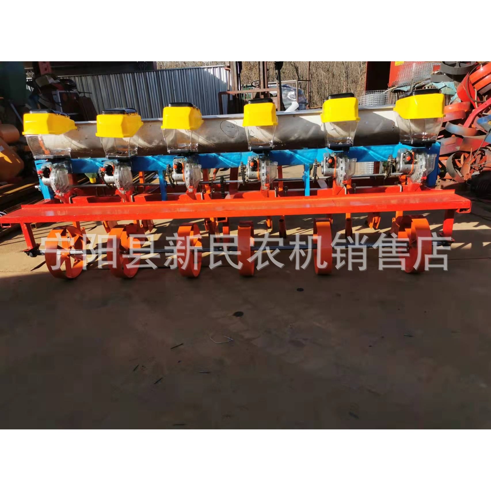 六行玉米大豆播种机黄豆苞米油菜高粱精播机桨腿圆盘式可选,农机/农具/农膜,农产品加工设备,淘宝优惠券,粉丝福利购,淘宝优惠卷