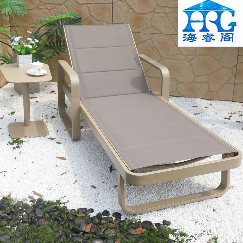 户外躺床游泳池防水防晒网布躺椅酒店别墅庭院室外花园创意沙滩椅,住宅家具,躺床,淘宝优惠券,粉丝福利购,淘宝优惠卷