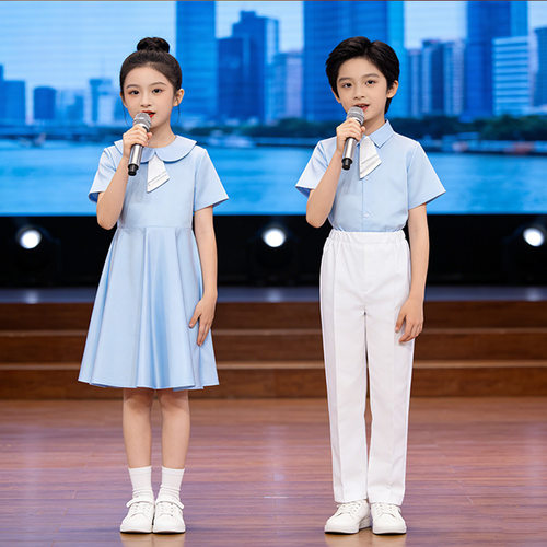 六一儿童大合唱演出服装幼儿园