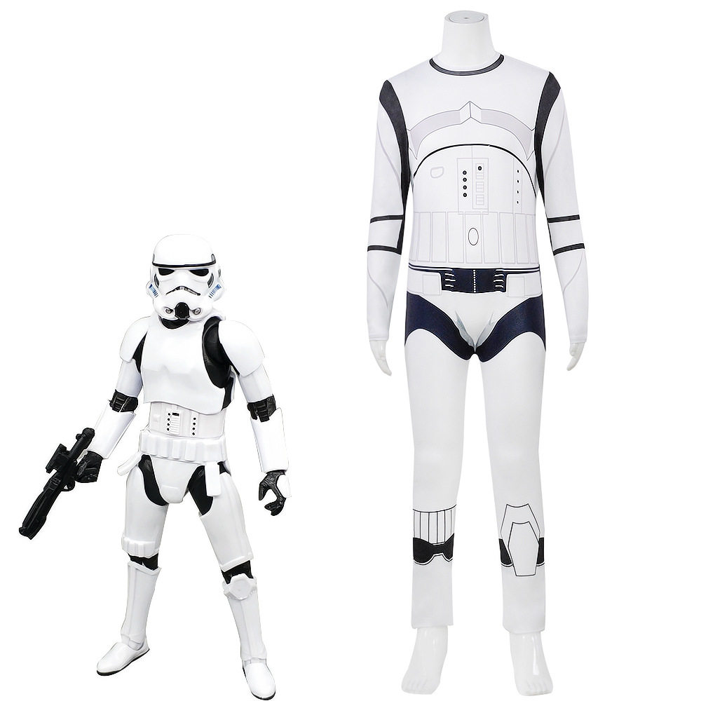 儿童星球大战白兵Cos服万圣节