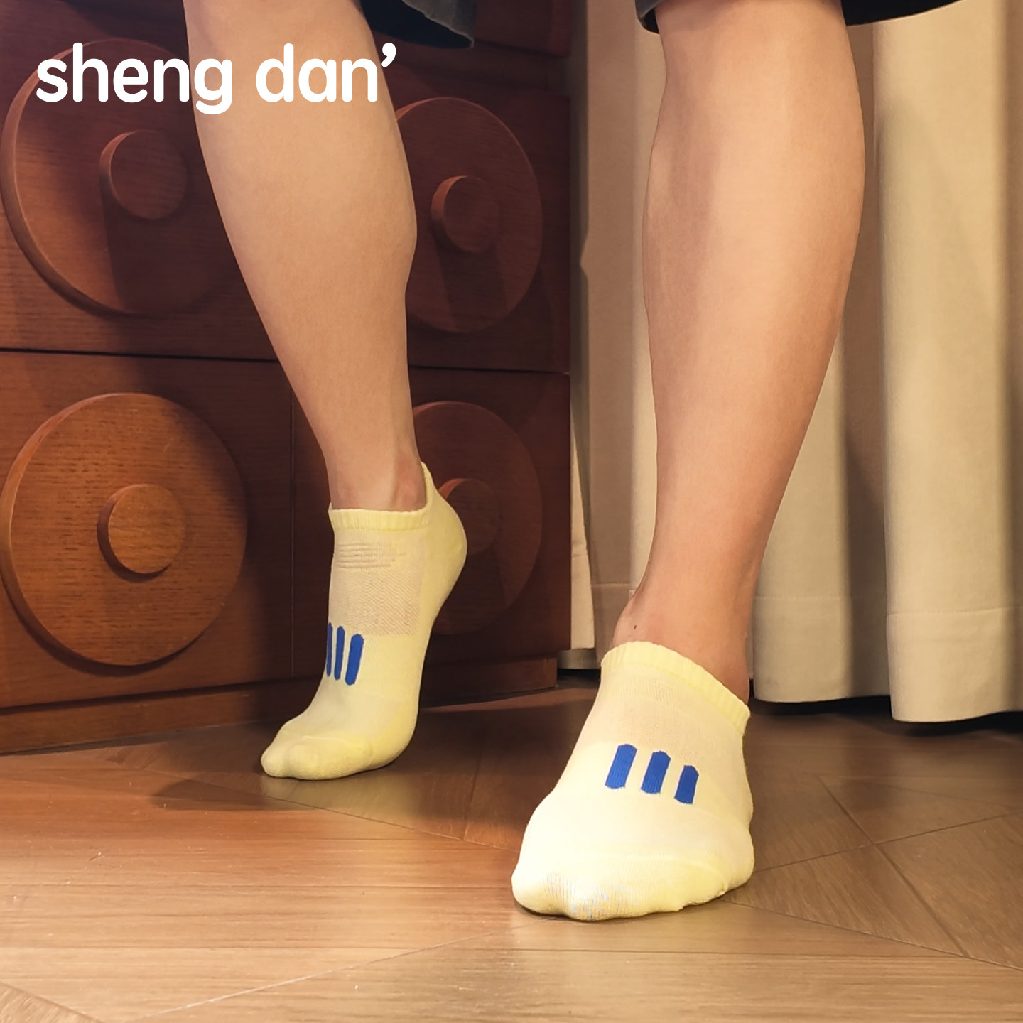 生旦秋夏三杠网眼透气美腿短袜