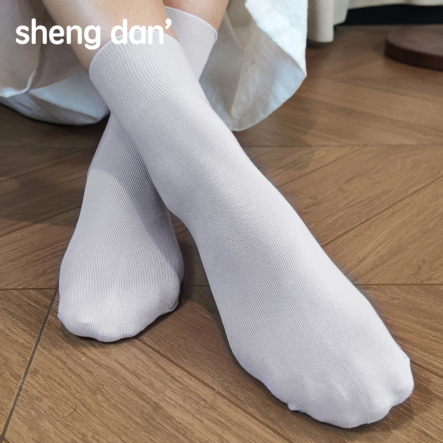 纯棉无骨超柔月子堆堆中筒袜