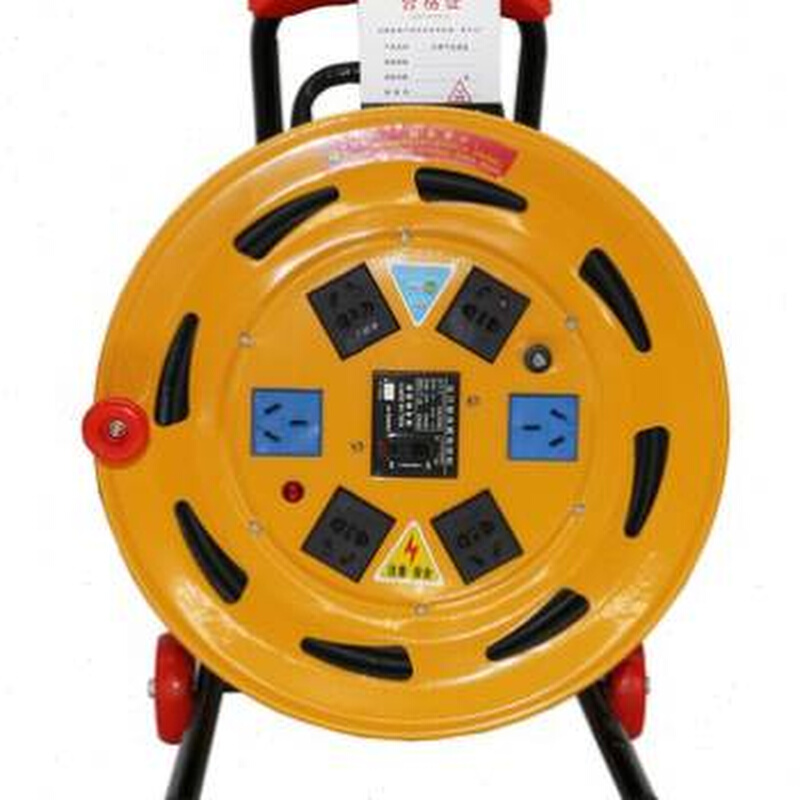 移动电缆盘带铜芯线电线盘100 50  60米收线架卷线盘线架子线轱辘