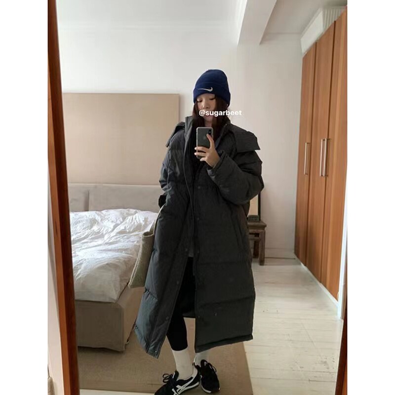 长版羽绒棉服女冬季2023新款羽绒服