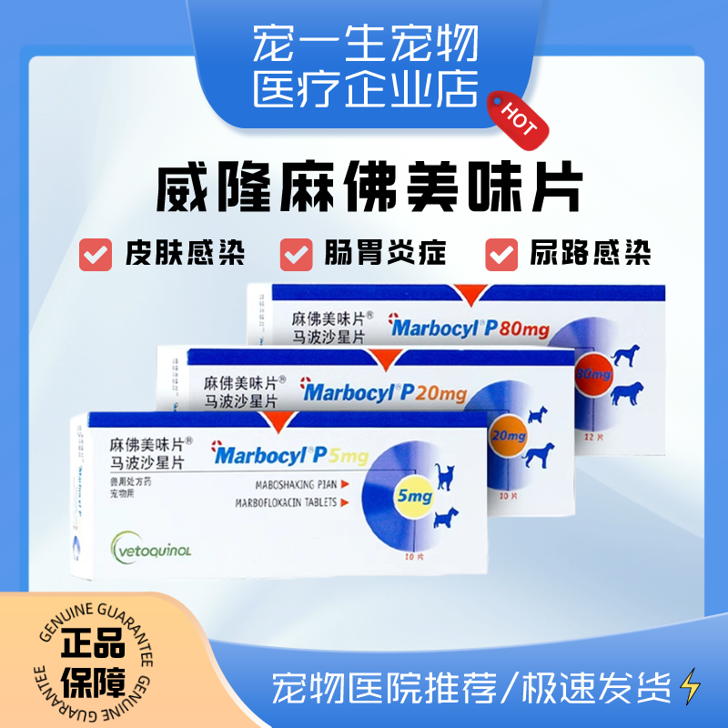 法国威隆犬猫麻佛美味片消炎药