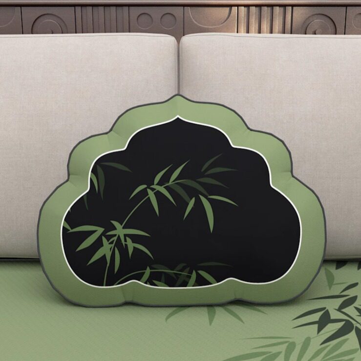 抱枕竹韵新中式客厅沙发靠垫