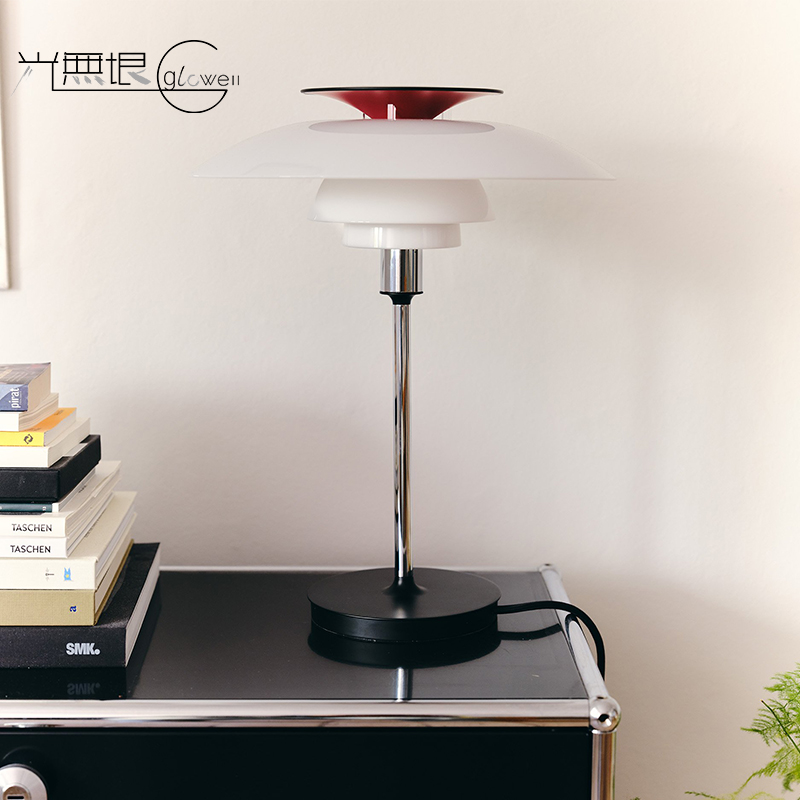 进口PH80经典几何台灯床头卧室