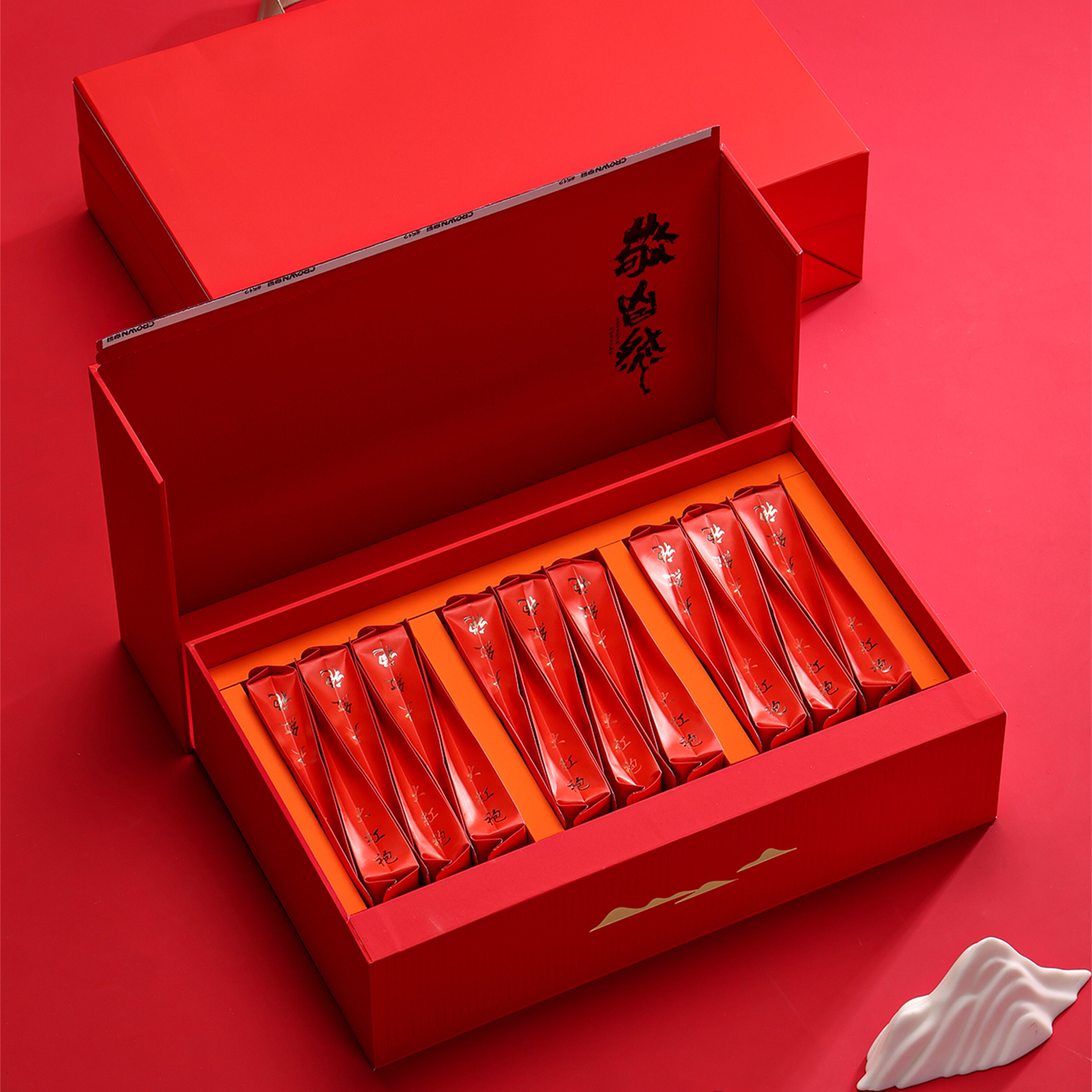 高档茶叶礼盒凤凰单丛武夷岩茶大红袍肉桂18泡30泡半斤摆泡包装盒