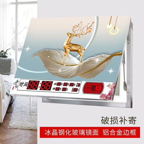 电表箱万年历装饰画遮挡电闸箱总开关轻奢新款表箱画客厅餐厅画