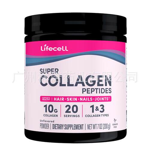 Super Collagen Peptides, Unflavored Powder,  Type 1& 3 7 oz