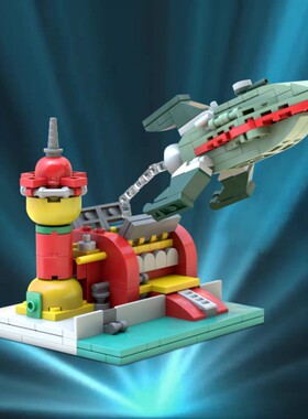 SETbricks 星球快车 小颗粒积木兼容益智儿童玩具套装拼插礼品