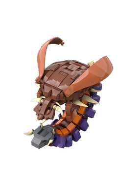 SETbricks星际争霸虫族吞噬者积木周边拼装手办摆件怪物玩具