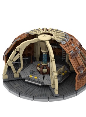 SETbricks积木MOC神秘博士--第十任博士塔迪斯实验室拼装国产玩具