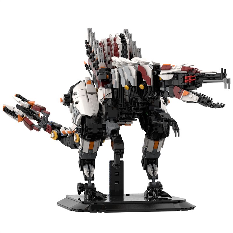 SETbricks积木地平线西之绝境杀戮之脊怪兽模型拼装玩具