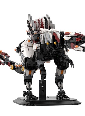 SETbricks积木地平线西之绝境杀戮之脊怪兽模型拼装玩具